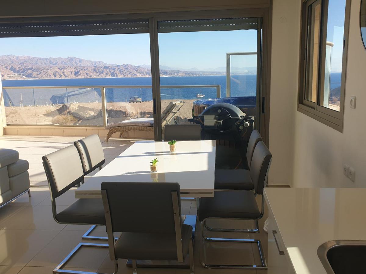 Luxury Exclusive Top Class Apartment On The Sea With Best Sea View And Jacuzzi רק למשפחות !!!! Eilat Exterior foto